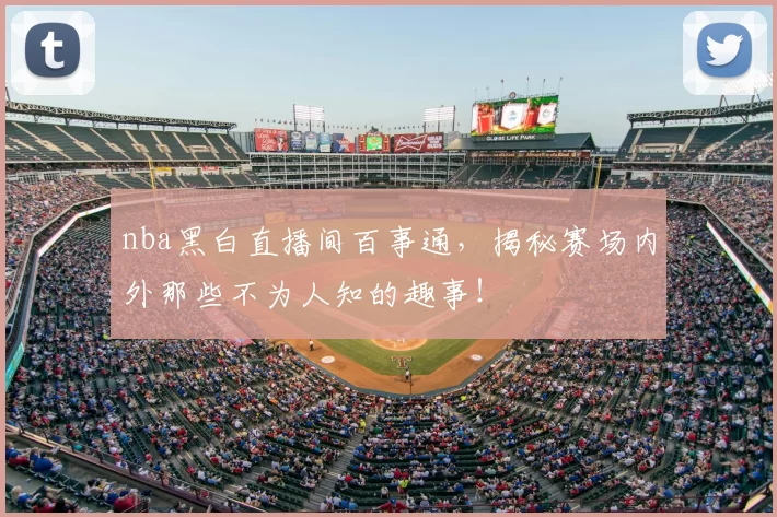 nba黑白直播间百事通，揭秘赛场内外那些不为人知的趣事！