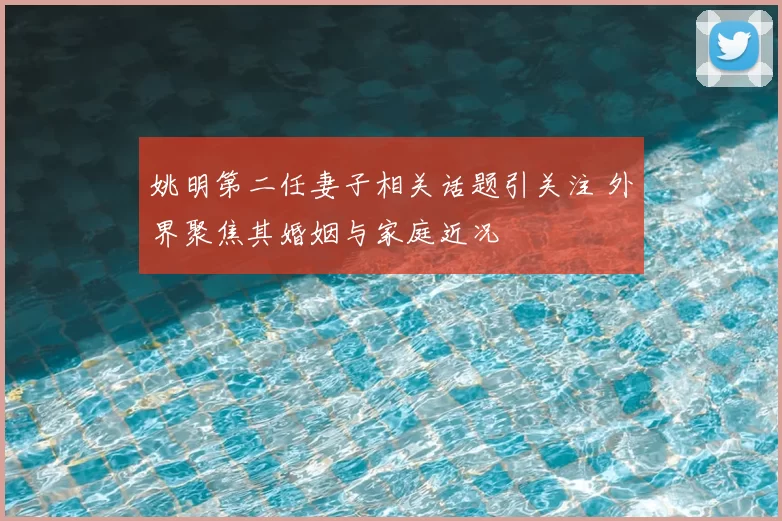 姚明第二任妻子相关话题引关注 外界聚焦其婚姻与家庭近况