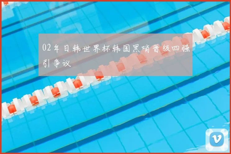 02年日韩世界杯韩国黑哨晋级四强引争议